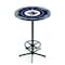 Holland Bar Stool Co 42" Black Winnipeg Jets Pub Table L216B4228WinJet - alternate 1
